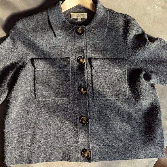 Sézane Betty Cardigan  | Charcoal Grey | S - Picture 4 of 15